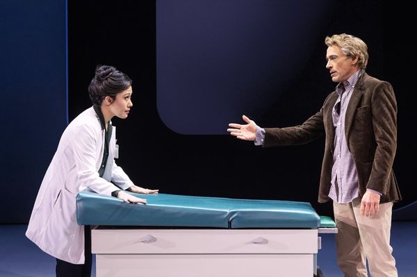 Ruthie Ann Miles and Robert Downey Jr.  Photo